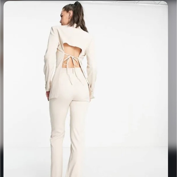 4th and Reckless Tailored Open Back Blazer: Size S - Picture 7 of 11